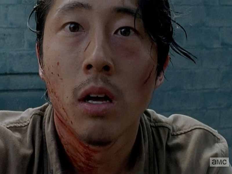 Glenn's not dead on the walking dead